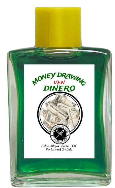 Money Drawing Ven Dinero Spiritual Oil For Good Luck, Gambling, Betting, Lottery, ETC. (GREEN) 1/2 oz