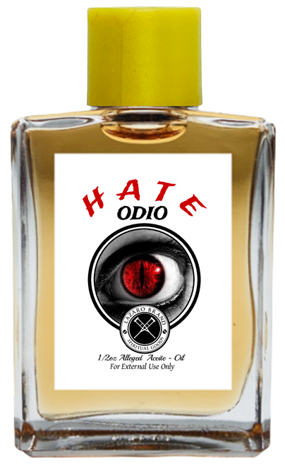 Hate Odio Spiritual Oil To Control, Dominate, Power, ETC. (BROWN) 1/2 oz