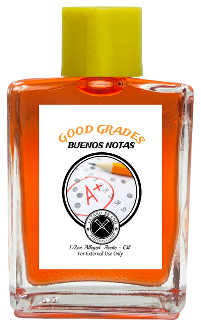 Good Grades Buenos Notas Spiritual Oil For Back To School, Focus, Problem Solving, ETC. (ORANGE) 1/2 oz