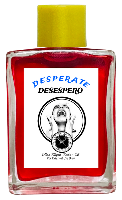 Desperate Desespero Spiritual Oil To Control, Dominate, Power, ETC. (RED) 1/2 oz