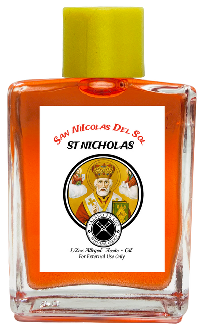 Saint Nicholas San Nicolas Del Sol Spiritual Oil  (ORANGE) 1/2 oz