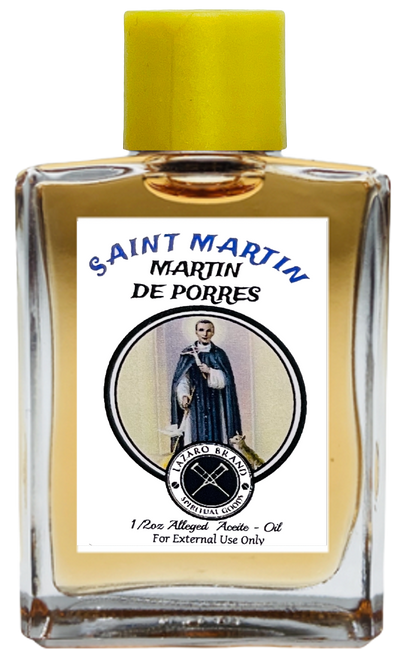 Saint Martin San Martin De Porres  Spiritual Oil (BROWN) 1/2 oz
