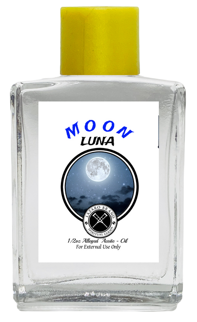 Moon Luna Spiritual Oil To Release Stress, Clear Mind, Road Open, ETC. (CLEAR) 1/2 oz