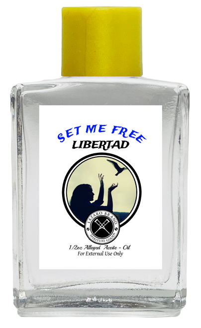 Set Me Free Libertad Spiritual Oil To Release Stress, Clear Mind, Road Open, ETC. (CLEAR) 1/2 oz