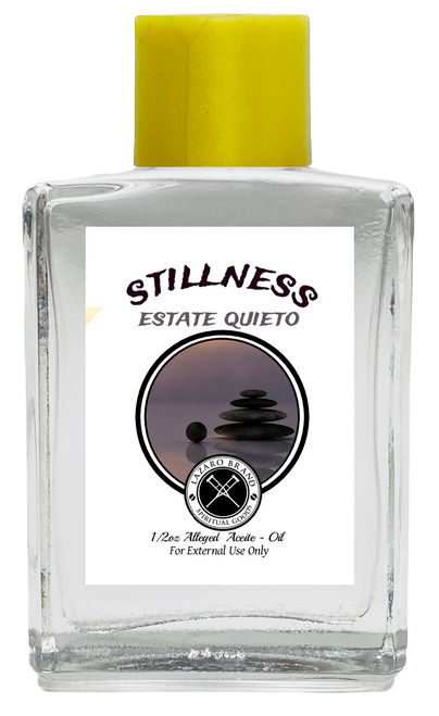 Stillness Estate Quieto Spiritual Oil To Release Stress, Clear Mind, Road Open, ETC. (CLEAR) 1/2 oz