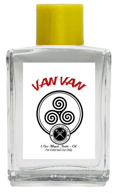 Van Van Spiritual Oil To Attract Good Luck, Prosperity, Opportunities, ETC. (CLEAR) 1/2 oz