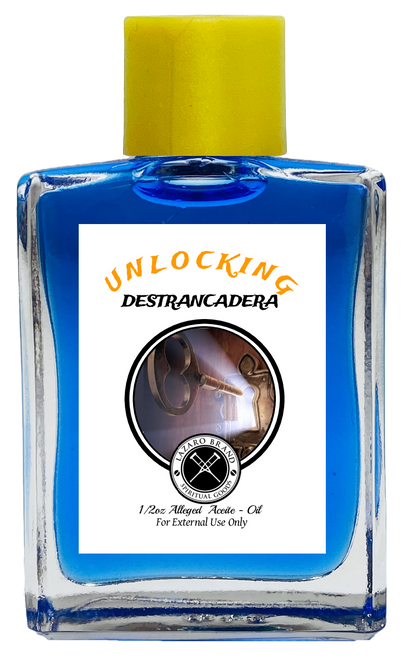 Unlocking Destrancadera Spiritual Oil To Remove Curses, Crossed Conditions, Spells, ETC. (BLUE) 1/2 oz