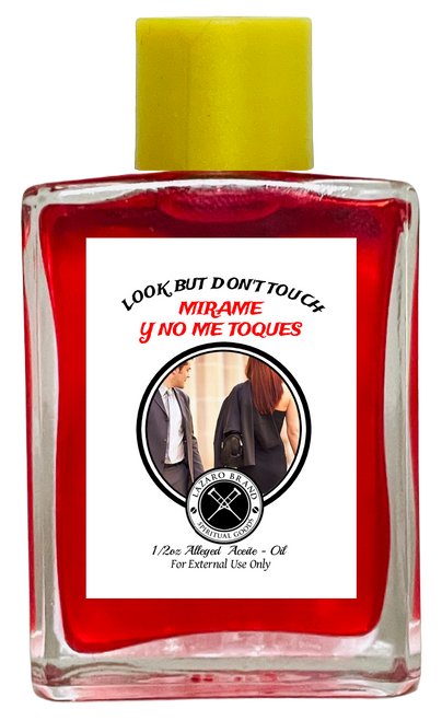 Look But Don't Touch Mirame Y No Me Toques Spiritual Oil For Romance, Love, Attraction, Soulmates, ETC. (RED) 1/2 oz