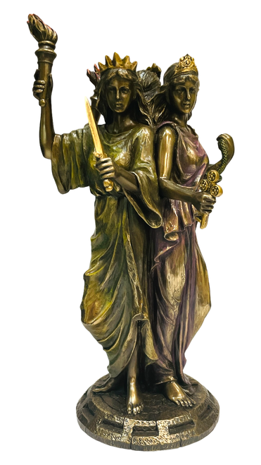 Hecate Greek Goddess Of Magic Statue 8.25"