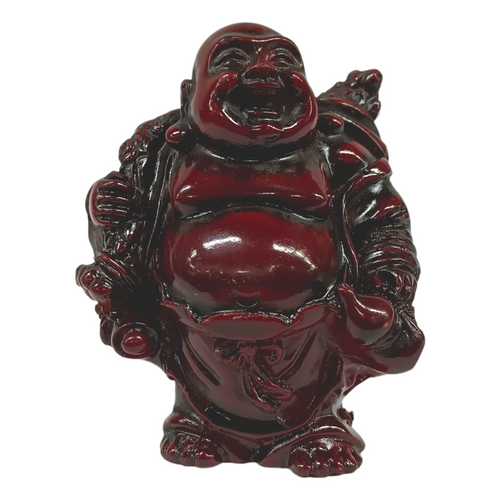 Lucky Redwood Buddha Miniature 2" Statue VERSION 3