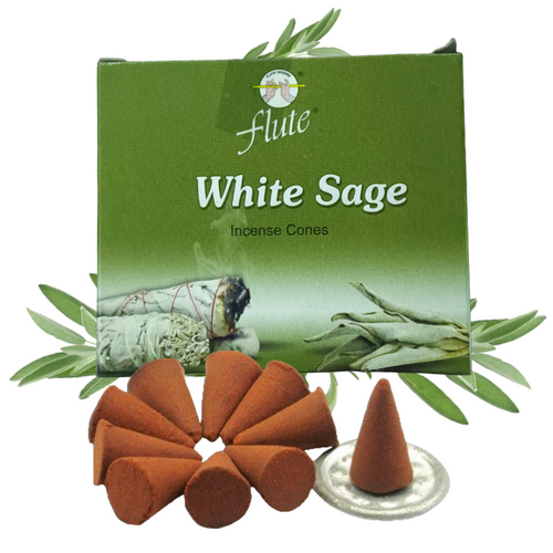 White Sage Incense Cones For Spiritual Cleansing, Purification, Calm Emotions, ETC.