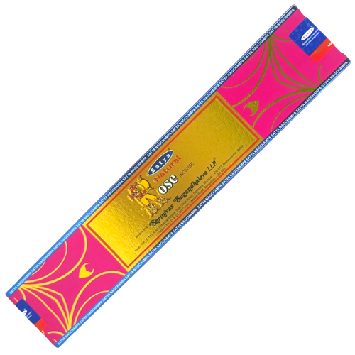 Natural Rose Incense Sticks For Love, Beauty, Romance, ETC. (15 grams)