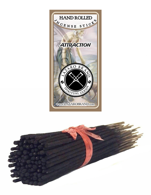 Attraction 100 Pack Incense Sticks To Become A Love Magnet, Open Your Heart, Have Romance Find You. ETC.