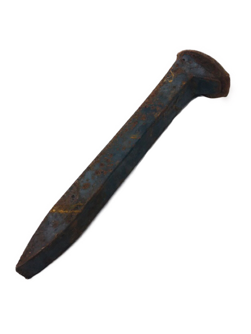 Orisha Ogun (Oggun)  Railroad Spike Iron Nail Clavo De Ogun For Protection Of Your Home Spiritual Tool Of Ambition 6.5"