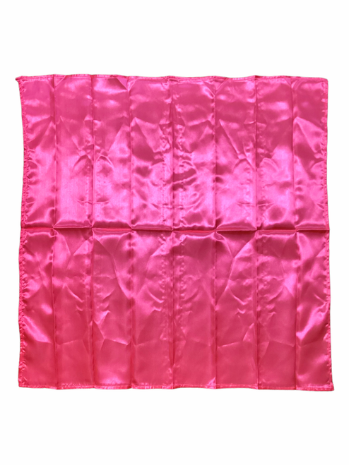 Hot Pink Satin Altar Cloth Pañuelo 27"x27"