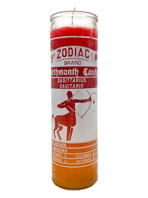 Sagittarius The Centaur November to December 22 Astrology Horoscope Zodiac Sign Prayer Candle To Empower The Positive Aspects Of Your Sign