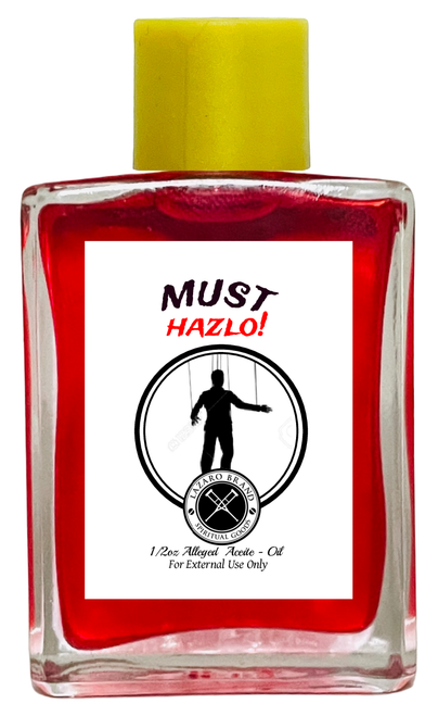 Must Hazlo! Spiritual Oil To Control, Dominate, Power, ETC. (RED) 1/2 oz