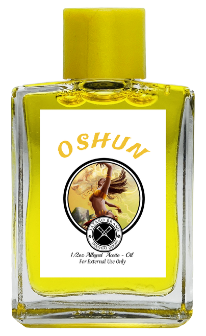 Orisha Oshun Goddess of Love & Fertility Spiritual Oil For Attraction, Passion, Romance, ETC. (YELLOW) 1/2 oz