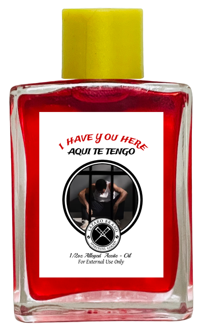 I Have You Here Aqui Te Tengo Spiritual Oil To Control, Dominate, Power, ETC. (RED) 1/2 oz