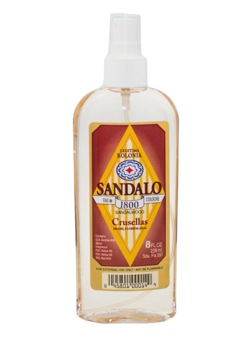 Sandalwood Eau De Cologne Sandalo Kolonia 1800 For Stress Relief, Inner Peace, Focus, ETC. 8oz