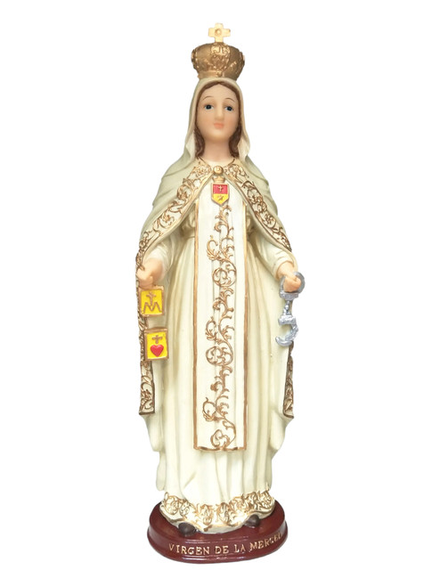 Our Lady Of Mercedes Virgen De Mercedes 12" Statue Version #1