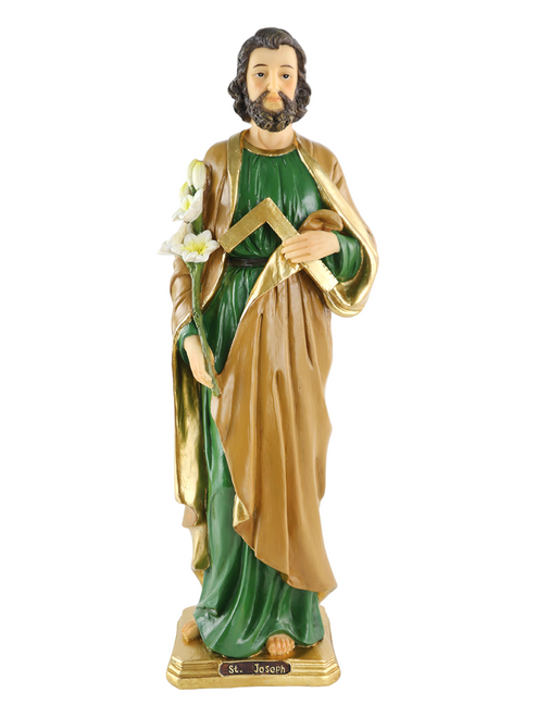Saint Joseph 16" Statue For Family Unity, Protection During Travel, Responsible Worker, ETC.