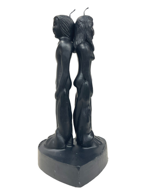 Lovers Break Up 8" Black Figure Candle To End A Relationship, Get Him Away From Her, Seperation, ETC.