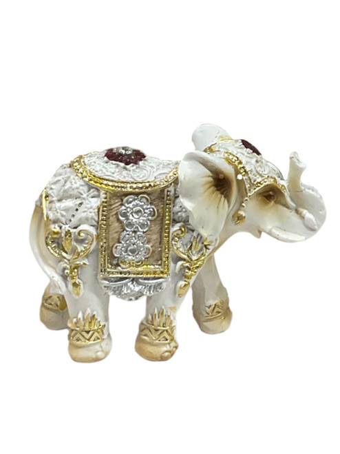 Lucky Elephant Spiritual Home Decor Talisman 2.5" Statue For Wisdom, Abundance, Good Luck, ETC.