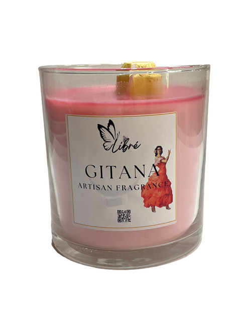 Gitana Artisan Fragrance 12oz Artisan Fragrance Candle With 70 Hour Burn Time