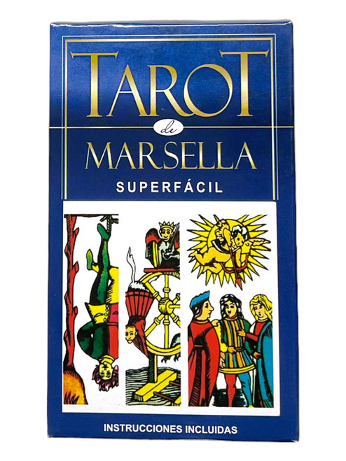 Tarot De Marsella Superfacil Instrucciones Incluidas 78 Cartas (SPANISH)