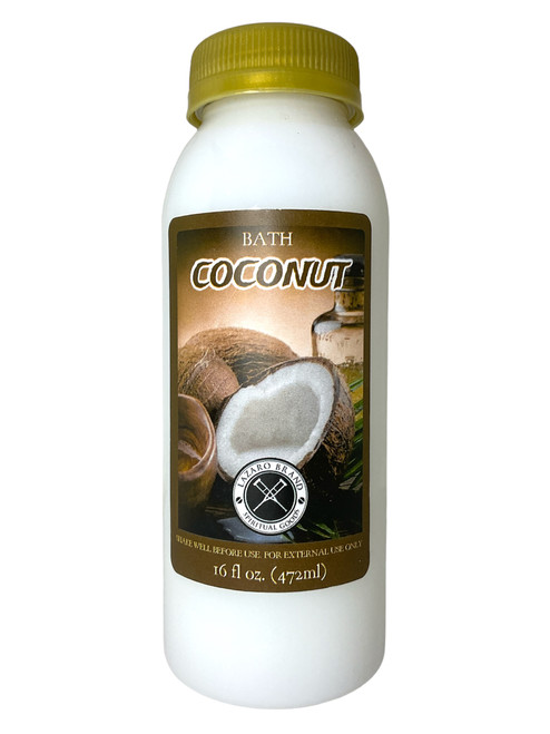 Coconut / Coco / Spiritual Bath Liquid / 8oz Bottle / Protection & Good Luck