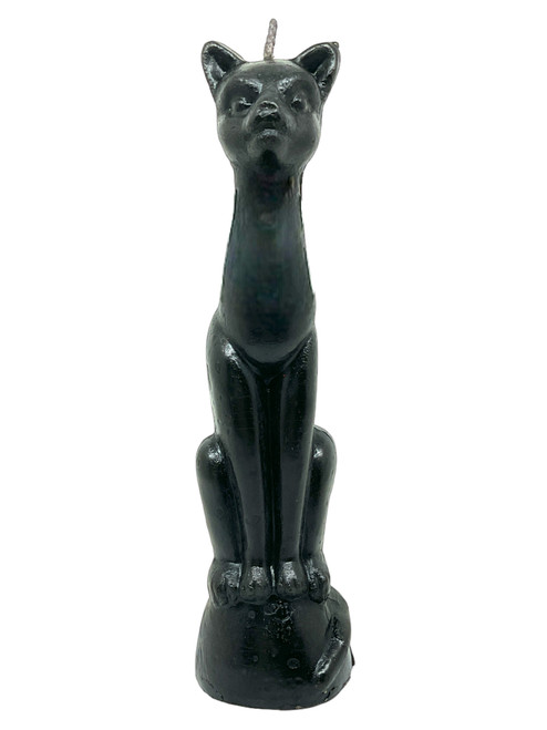 Cat / Gato / Figure Candle / 6" / Black / Protection & Good Luck