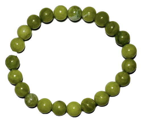 Chinese Jade Spiritual Bead Bracelet (8mm Beads)