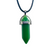 Jade Point Gemstone Necklace For Harmony, Dreams, Protection, ETC.
