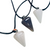 Smokey Quartz Pendulum Pyramid Gemstone Necklace For Removing Negativity, Grounding, Transformation, ETC.