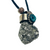 Pyrite Adjustable Knot Black Cord Gemstone Necklace For Prosperity, Protection, Deflects Negativity, ETC.