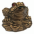 Lucky Brass Money Frog With Coin In Mouth 3.5" Statue