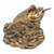 Lucky Brass Money Frog With Coin In Mouth 3.5" Statue