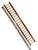 21 Steps Wooden Ladder Escalera De 21 Escalones 11.5"