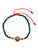 Saint Christopher Green/Red Spiritual Bracelet For Protection, Ward Off Evil, Good Luck, ETC.