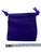 Blue Velvet 2.5" Drawstring Mojo Bag Pouch