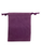 Purple Velvet 4" Drawstring Mojo Bag Pouch