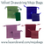 Purple Velvet 2.5" Drawstring Mojo Bag Pouch