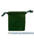 Green Velvet 2.5" Drawstring Mojo Bag Pouch