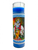 Lord Krishna Hindu Saint Blue 7 Day Mantra Meditation Prayer Candle Candle For Open Road, Good Fortune, Inner Peace, ETC.