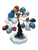Tree Of Life 4" Money Tree Multicolor Tumbled Gemstones & Pyrite For Good Luck, Abundance, Chakra Balance, ETC.