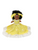 Yellow & White Dress 12" Spirit Doll For Protection, Good Fortune, Connect With Ancestors, ETC.