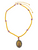 Saint Lazarus Patron Saint Of Healing Adjustable Length Beaded Necklace 