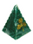 Pyramid Green Scented Candle Vela Piramide Perfumada For Good Luck, Success, Better Mood, ETC. 4"