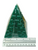 Pyramid Green Scented Candle Vela Piramide Perfumada For Good Luck, Success, Better Mood, ETC. 4"